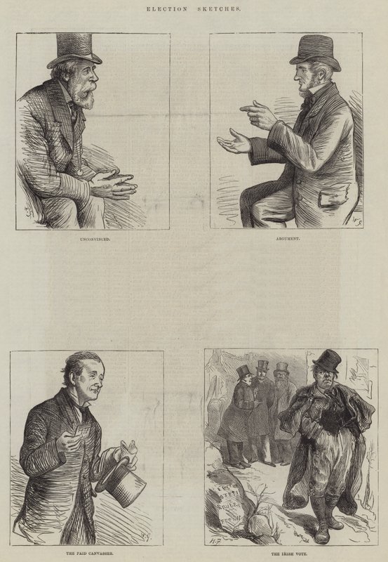 Verkiezingsschetsen door Harry Furniss