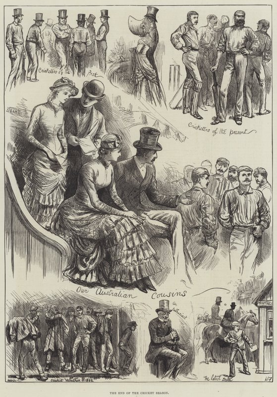 Het einde van het cricketseizoen door Harry Furniss