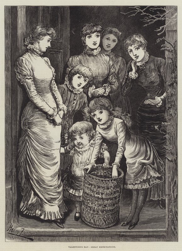 Valentijnsdag, Grote Verwachtingen door Harry Furniss