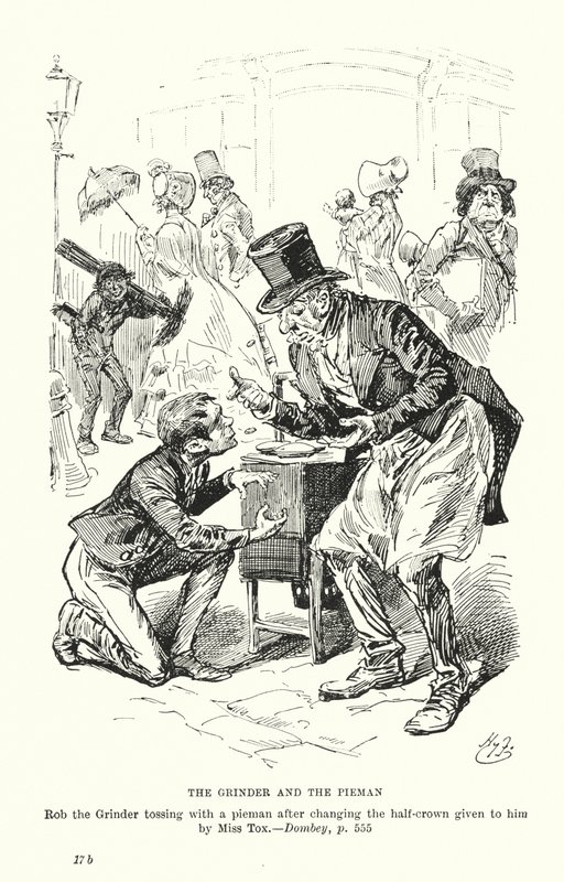 Illustratie voor Dombey en Zoon door Charles Dickens door Harry (after) Furniss
