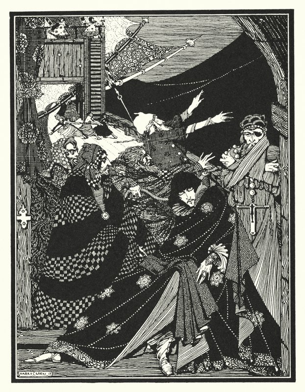 Edgar Allan Poe: MS gevonden in een fles door Harry Clarke