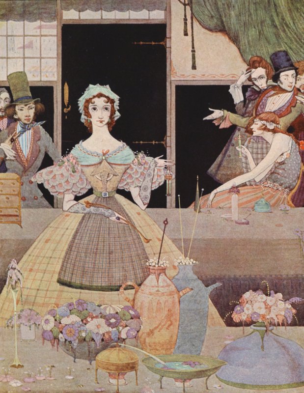 Edgar Allan Poe: Het Mysterie van Marie Roget door Harry Clarke