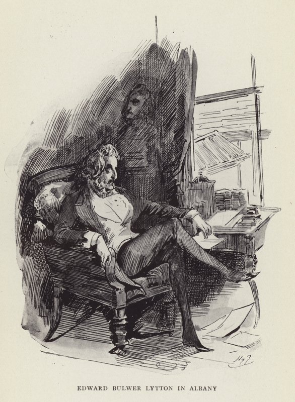 Edward Bulwer Lytton in Albany door Harry Furniss