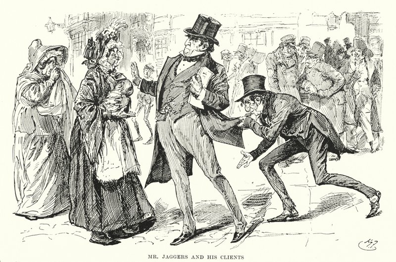 Illustratie voor Great Expectations door Charles Dickens (litho) door Harry Furniss