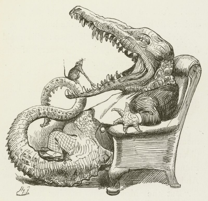 Illustratie voor Sylvie en Bruno door Lewis Carroll door Harry Furniss