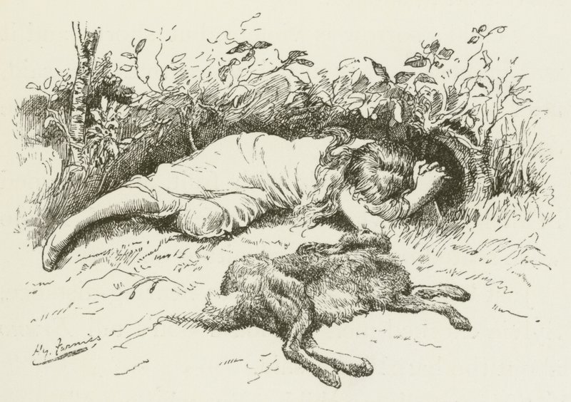 Illustratie voor Sylvie en Bruno door Lewis Carroll door Harry Furniss