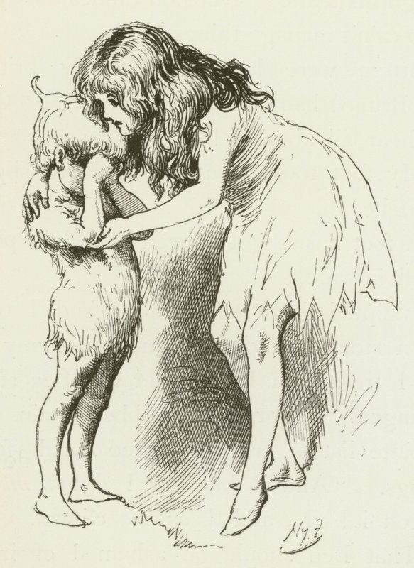 Illustratie voor Sylvie en Bruno door Lewis Carroll door Harry Furniss
