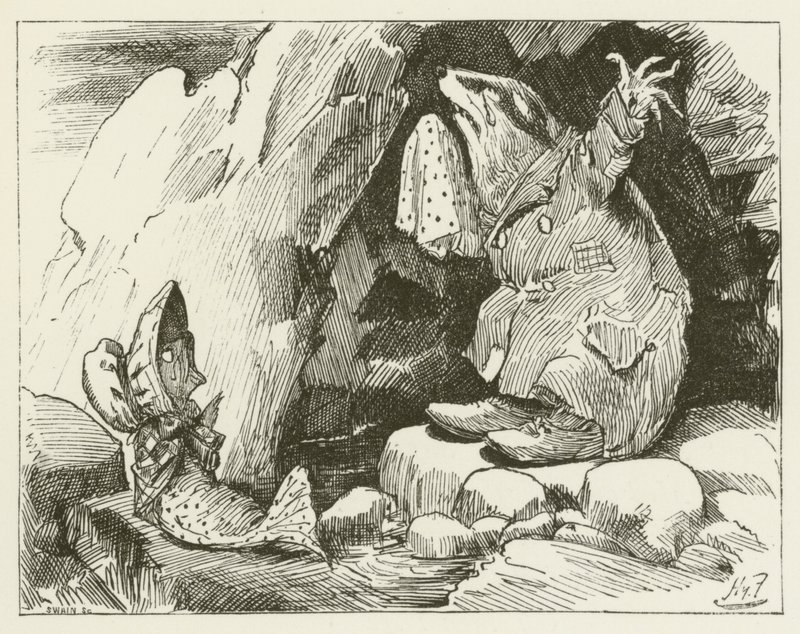 Illustratie voor Sylvie en Bruno door Lewis Carroll door Harry Furniss