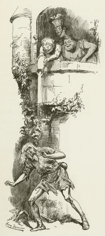 Illustratie voor Sylvie en Bruno door Lewis Carroll door Harry Furniss
