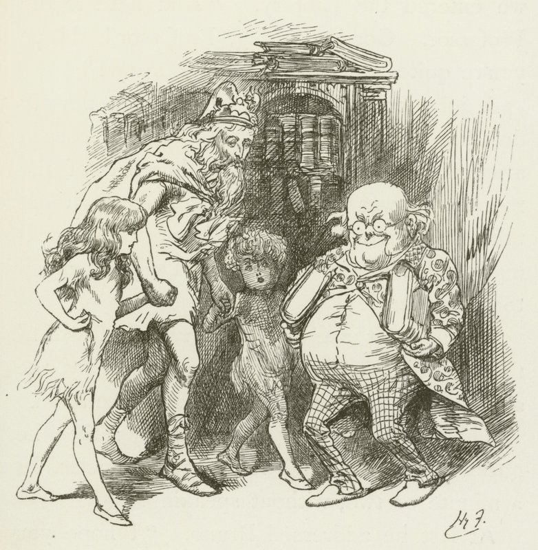 Illustratie voor Sylvie en Bruno door Lewis Carroll door Harry Furniss