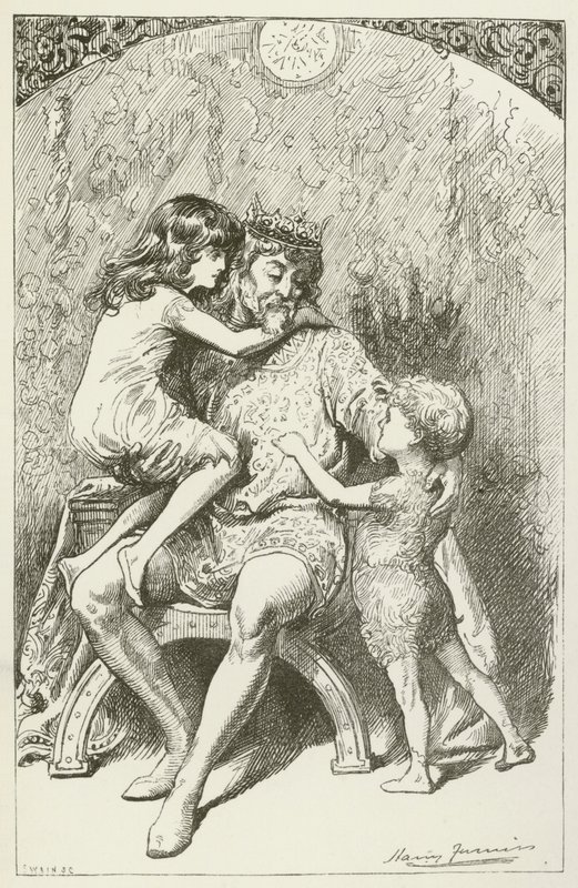 Illustratie voor Sylvie en Bruno door Lewis Carroll door Harry Furniss