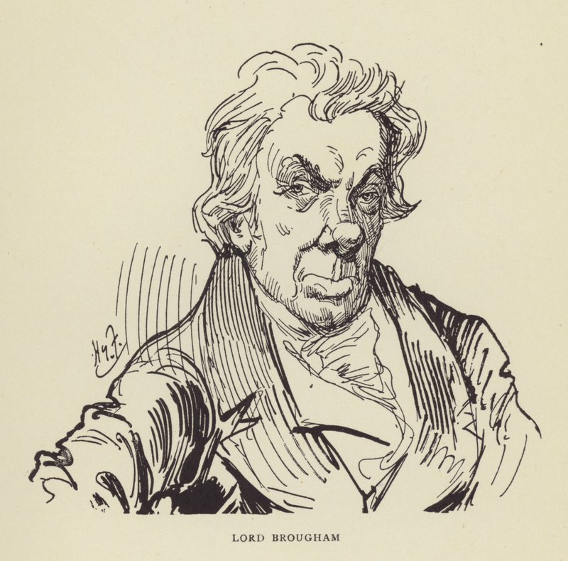 Lord Brougham door Harry Furniss