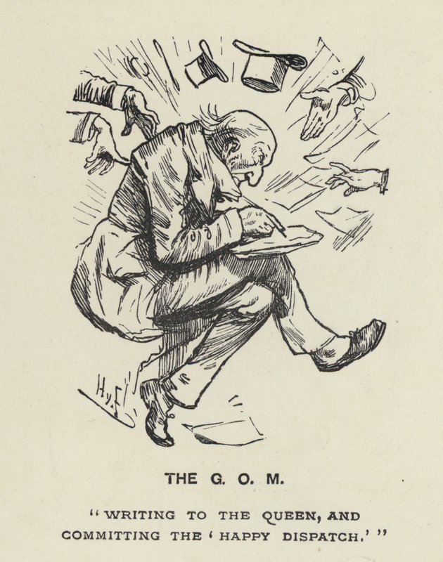De Grote Oude Man - GOM - W E Gladstone door Harry Furniss