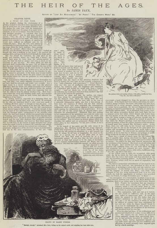 De Erfgenaam van de Eeuwen, door James Payn door Harry Furniss