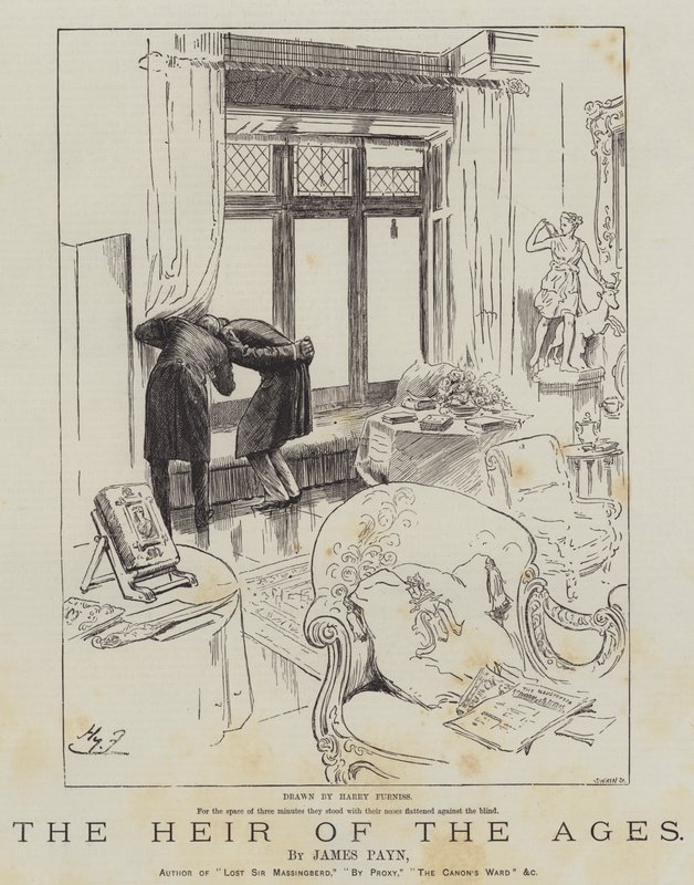 De erfgenaam van de eeuwen, door James Payn door Harry Furniss
