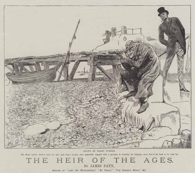 De erfgenaam der eeuwen, door James Payn door Harry Furniss