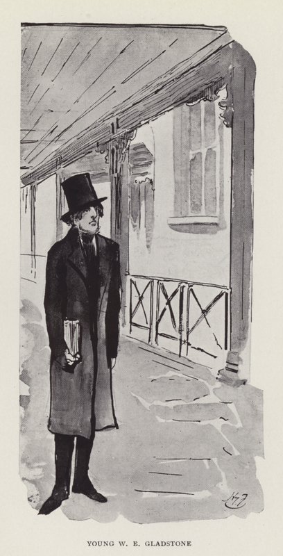 Jonge W E Gladstone door Harry Furniss