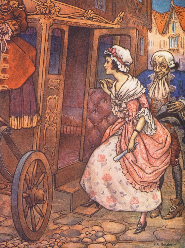 De legendes van Ingoldsby (kleurenlitho) door Harry George Theaker