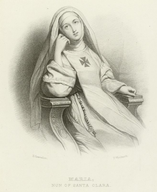 Maria, non van Santa Clara door Henri Grevedon