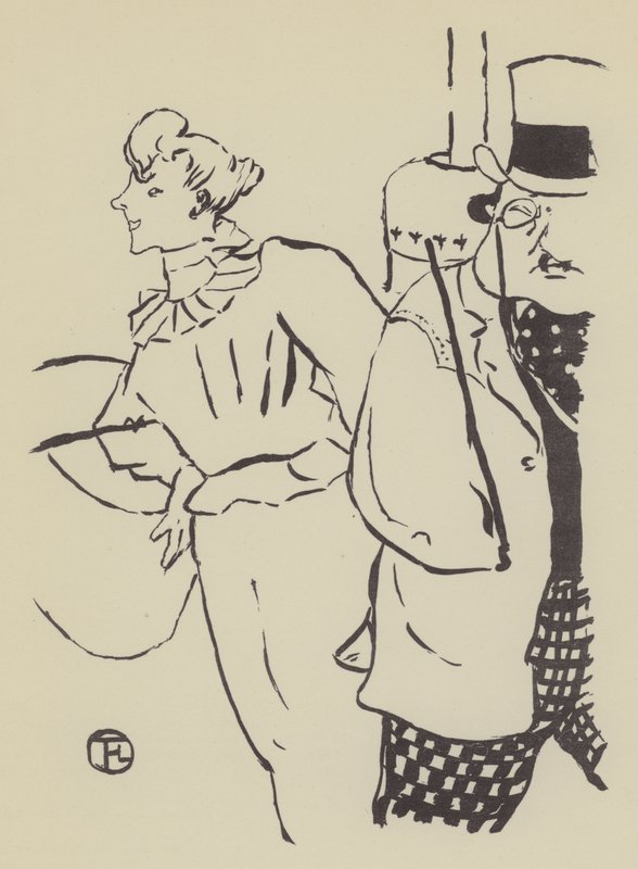 Le Petit Trottin door Henri de Toulouse Lautrec