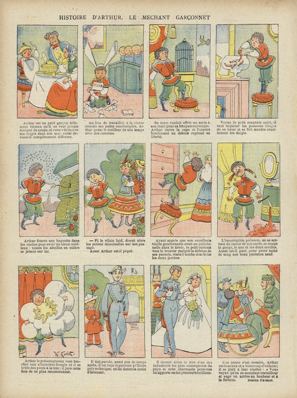 Illustratie voor Le Rire door Henri Avelot