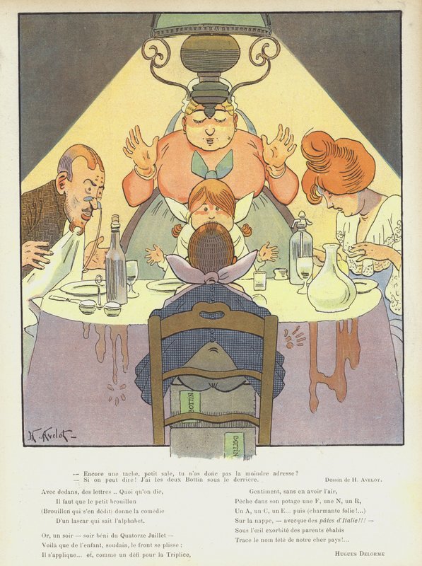 Illustratie voor Le Rire door Henri Avelot