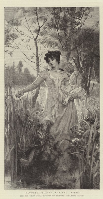 Bloemen geplukt en terzijde geworpen door Henrietta Rae