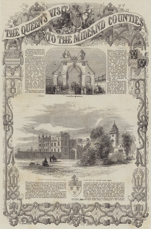 Het Bezoek van de Koningin aan de Midland Counties door Henry Anelay