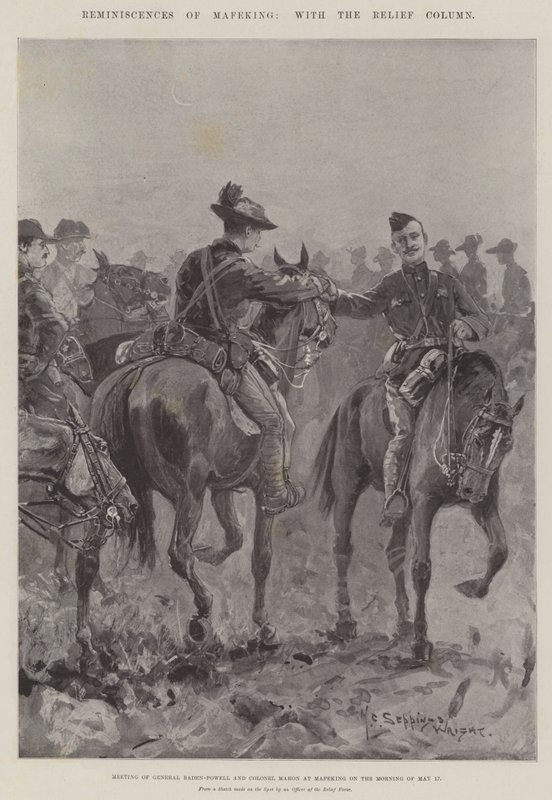 Herinneringen aan Mafeking, met de Hulp Kolom door Henry Charles Seppings Wright