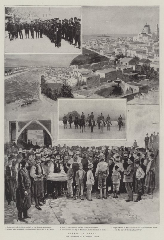 Scènes op Kreta door Henry Charles Seppings Wright
