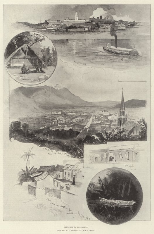 Schetsen in Venezuela door Henry Charles Seppings Wright