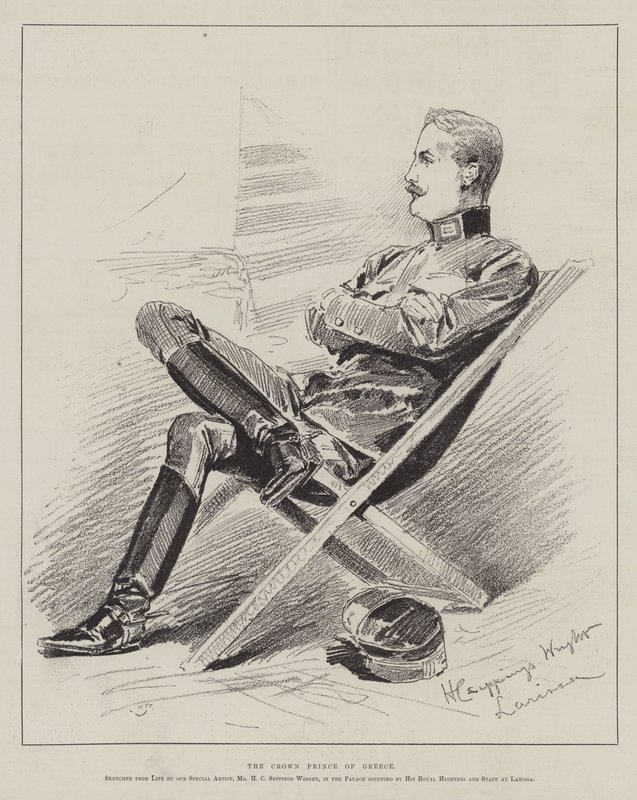 De Kroonprins van Griekenland door Henry Charles Seppings Wright