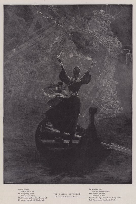 De Vliegende Hollander door Henry Charles Seppings Wright