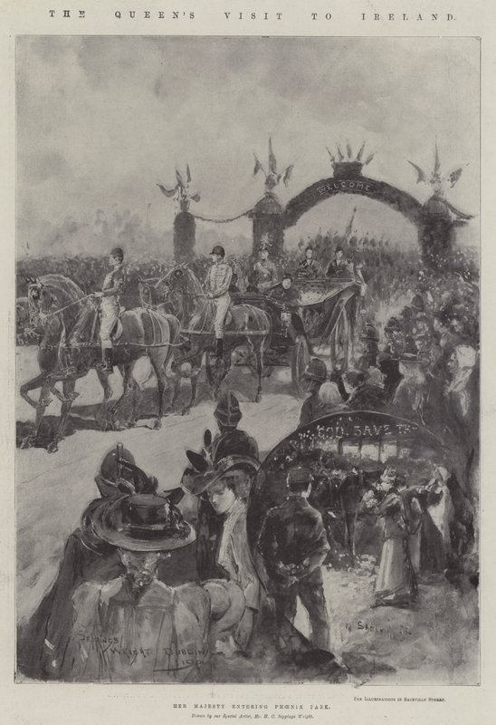 Het Bezoek van de Koningin aan Ierland door Henry Charles Seppings Wright