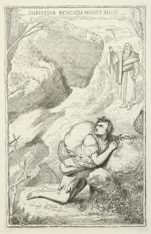 Illustratie voor De Pelgrimsreis van John Bunyan door Henry Courtney Selous