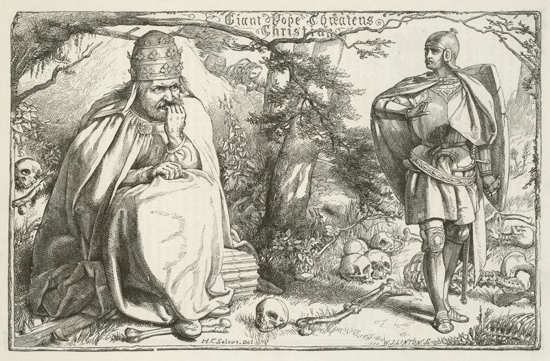 Illustratie voor De Pelgrimsreis van John Bunyan door Henry Courtney Selous