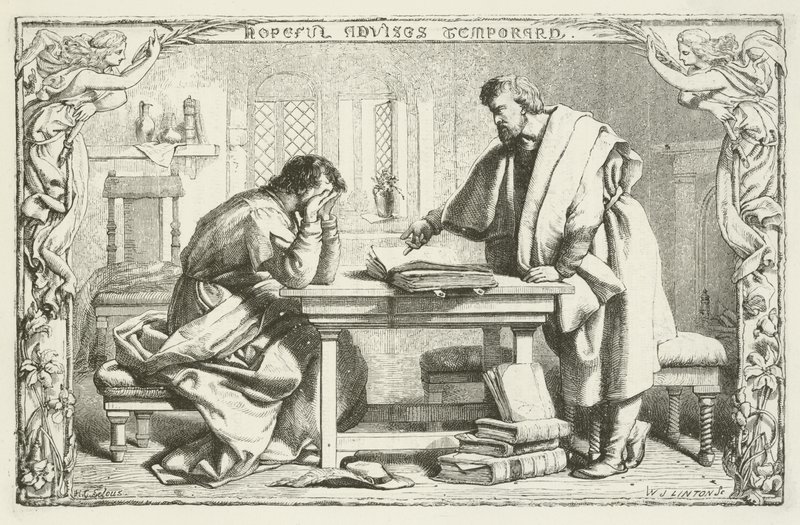 Illustratie voor De Pelgrimsreis van John Bunyan door Henry Courtney Selous