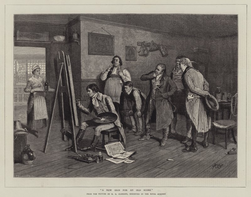 Een Nieuw Teken voor een Oude Score door Henry Gillard Glindoni