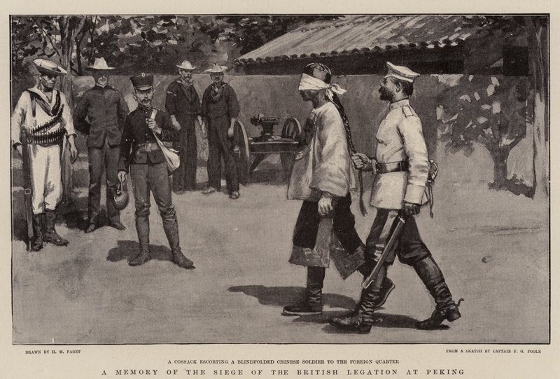 Een Herinnering aan de Belegering van de Britse Legatie in Peking door Henry Marriott Paget