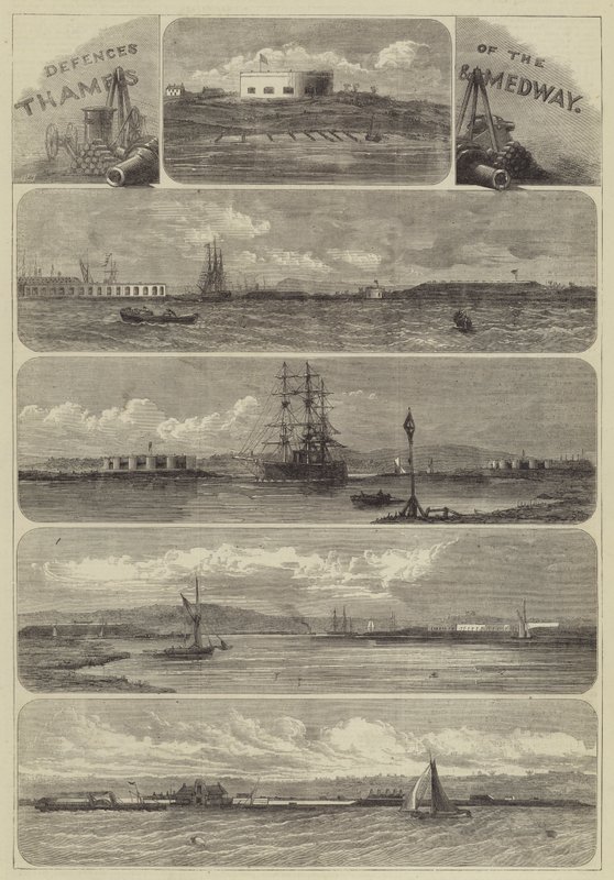 Verdedigingswerken van de Theems en Medway door Henry Spernon Tozer