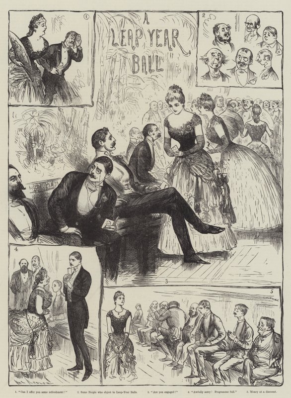 Een Schrikkeljaarbal door Henry Stephen Ludlow