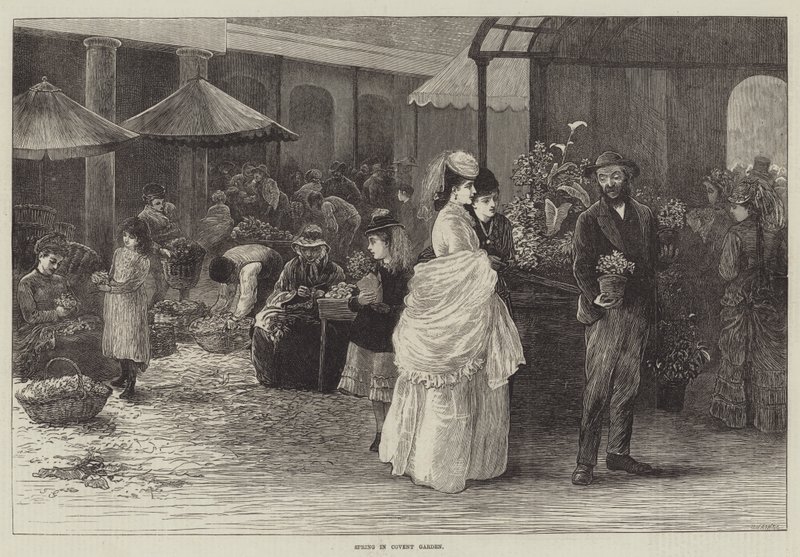 Lente in Covent Garden door Henry Towneley Green