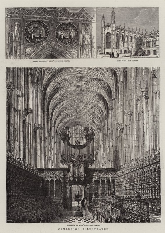 Cambridge Geïllustreerd door Henry William Brewer
