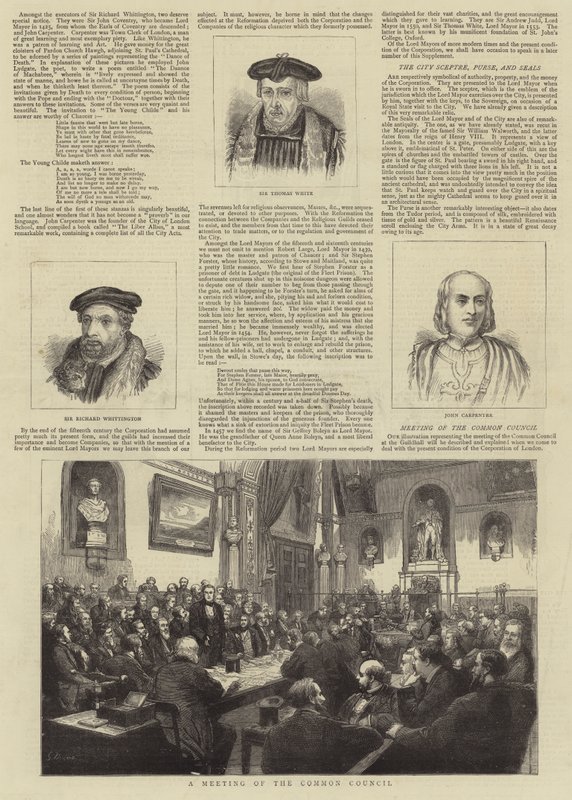 De Corporation of London door Henry William Brewer