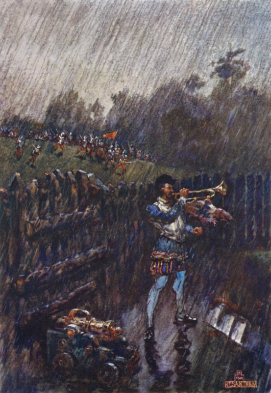 Een alarm, te laat! door Henry (after) Sandham