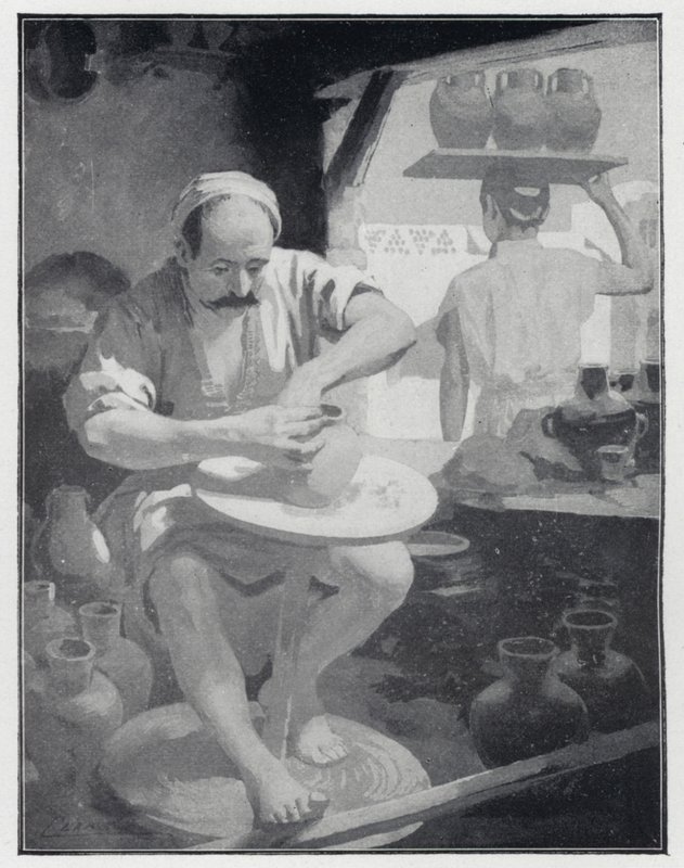 Een Oosterse pottenbakker door Henry Andrew Harper
