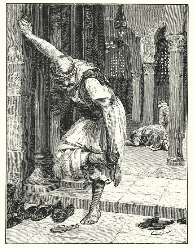 Schoenen uitdoen, een oosterse gewoonte door Henry Andrew Harper