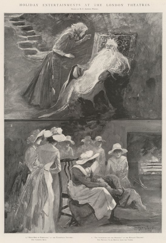 Vakantievermaak in de Londense Theaters door Henry Charles Seppings Wright