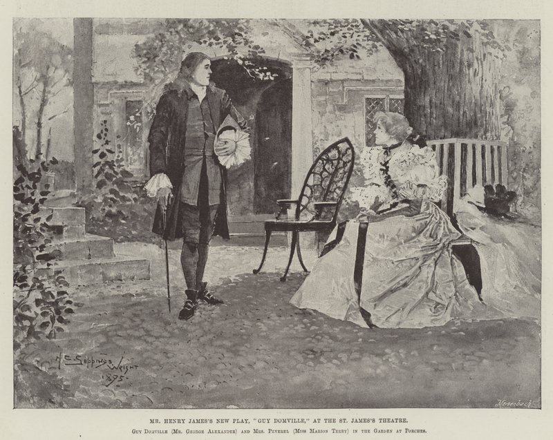 Het nieuwe stuk van Mr. Henry James, Guy Domville, in het St James