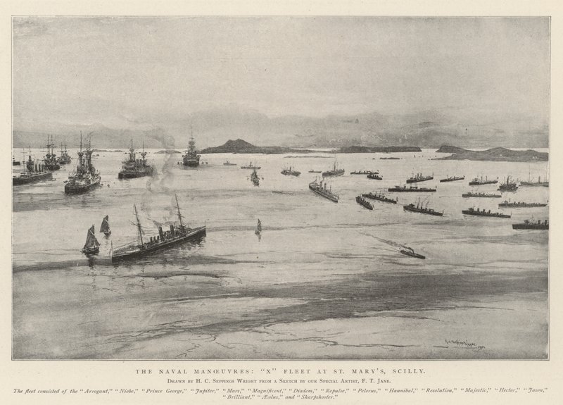De Marine Manoeuvres, X Vloot bij St Mary